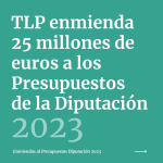 Toma la Palabra enmienda 25 millones de euros a los Presupuestos de la Diputación 2023